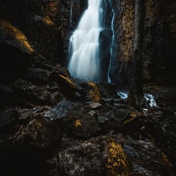 Burgbach Waterfall, Black Forest, Germany