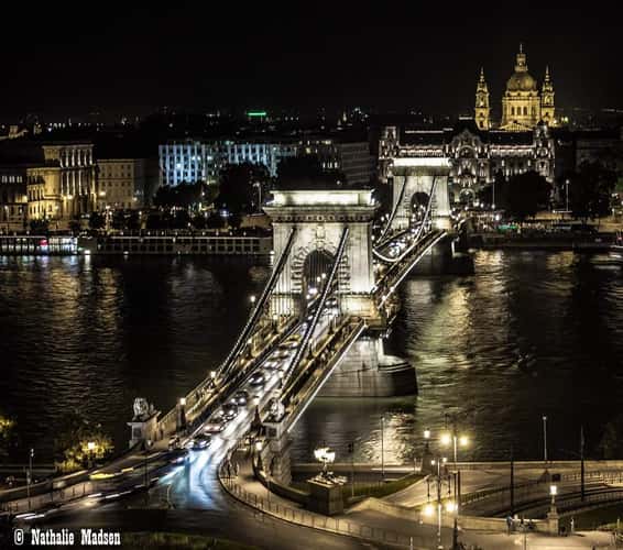 Chain Bridge from an unusual viewpoint