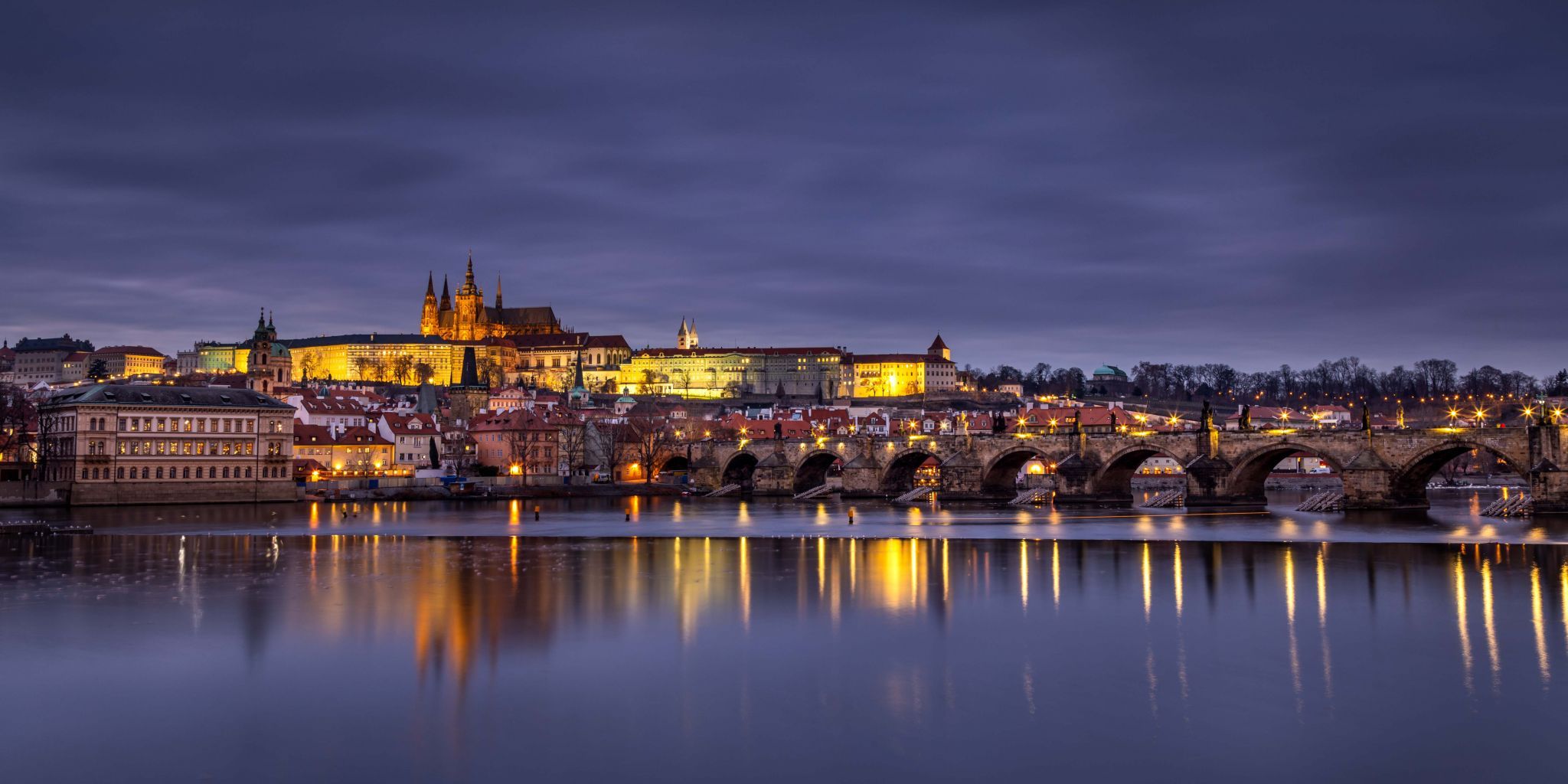 Charles Bridge and Prague Castle, Prague, Czech Republic