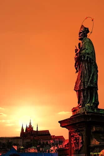 Statue of St. John of Nepomuk, Charles Bridge, Prague