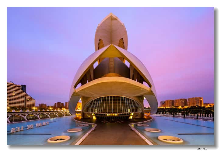 Palace of Arts, front view, Valencia
