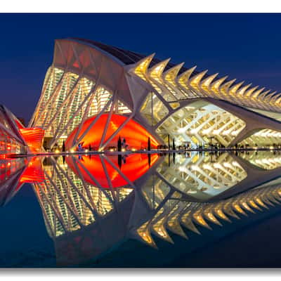 Ciudad de las artes y sciencias, Spain