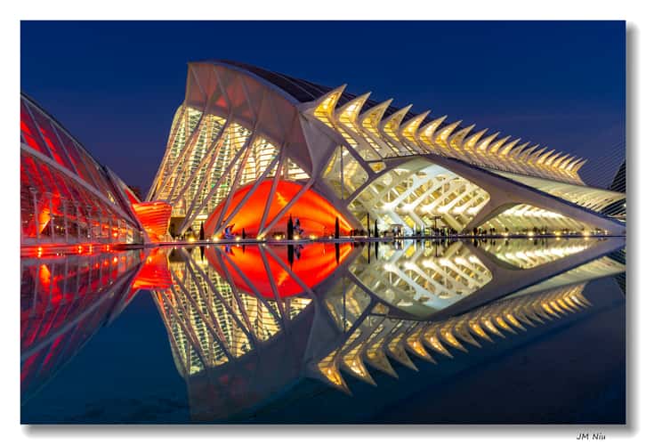 Hemisfèric & Ciudad de las Artes, west view