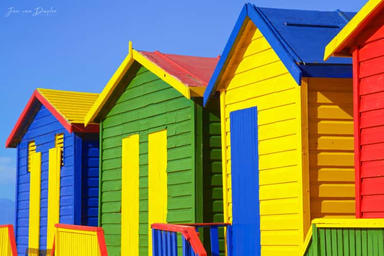 Colorful Muizenberg Beach Huts