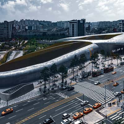 Dongdaemun Design Plaza, Seoul, South Korea