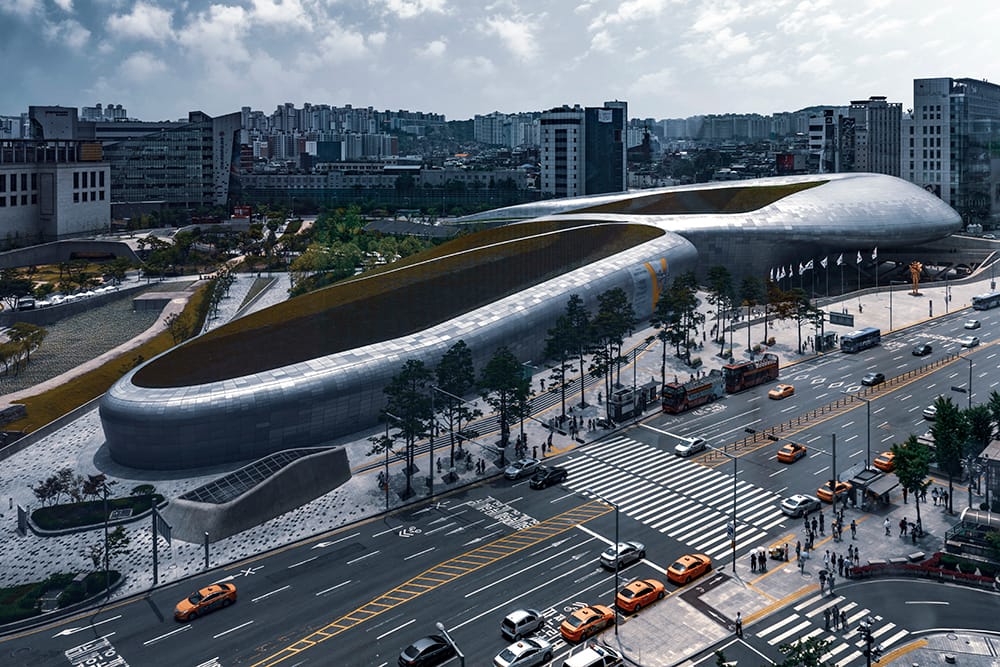 Dongdaemun Design Plaza, Seoul, South Korea