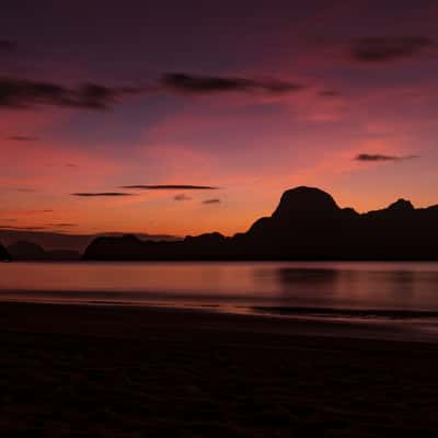 El Nido - Palawan Philippines Sunset, Philippines