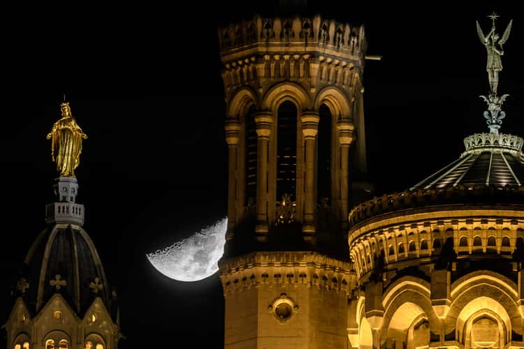 Fourvière depuis les quais
