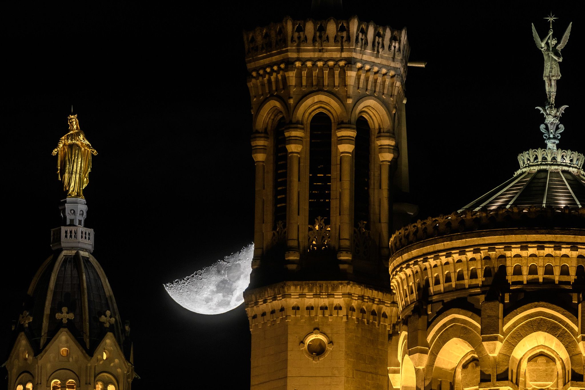 Fourvière depuis les quais, France