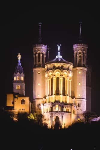 Fourvière depuis les quais