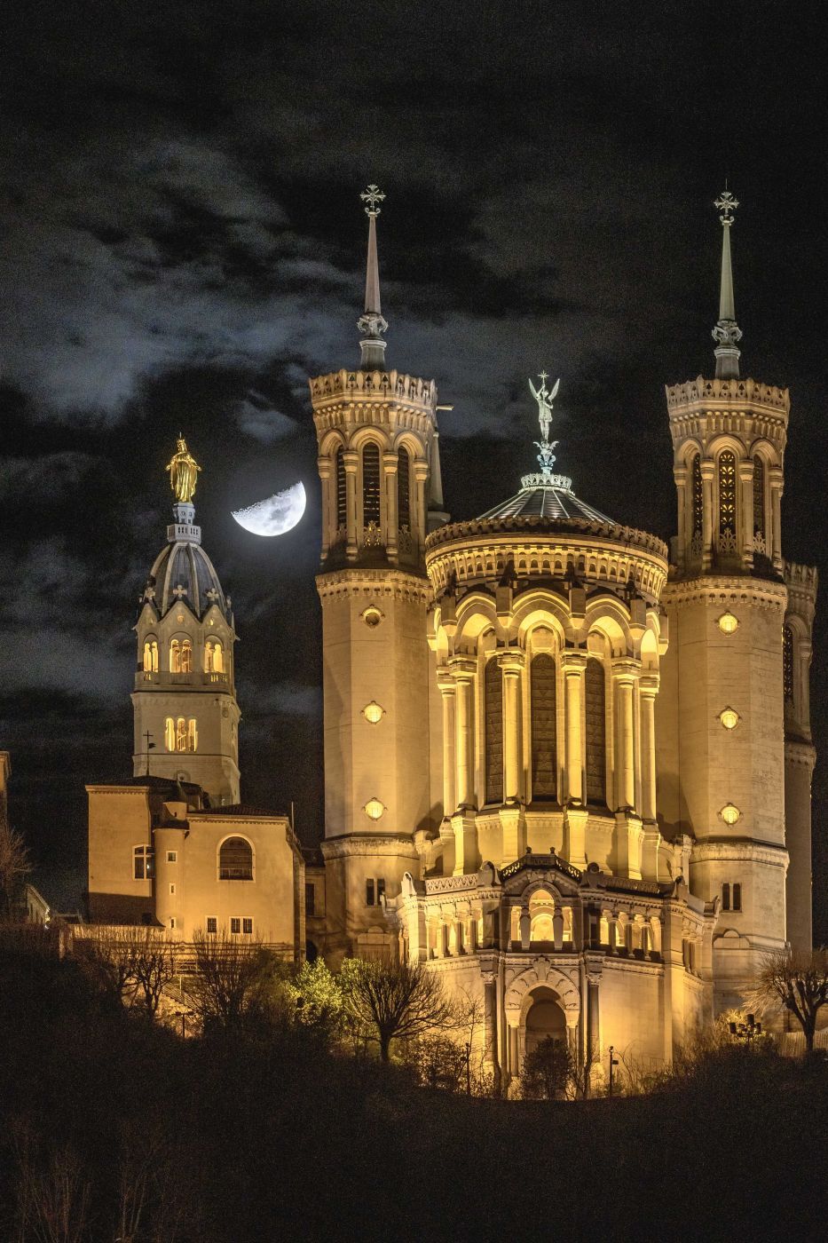 Fourvière depuis les quais, France