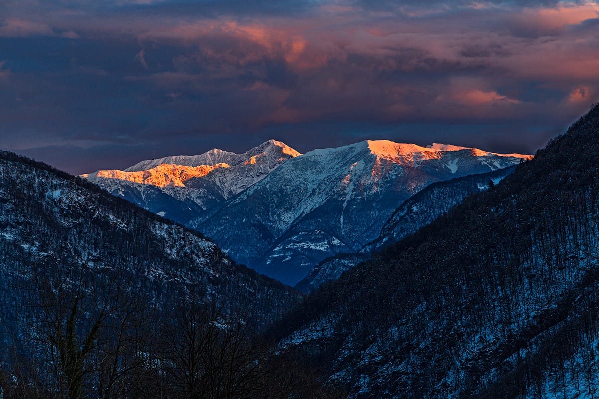 Early morning in Ticino, Switzerland