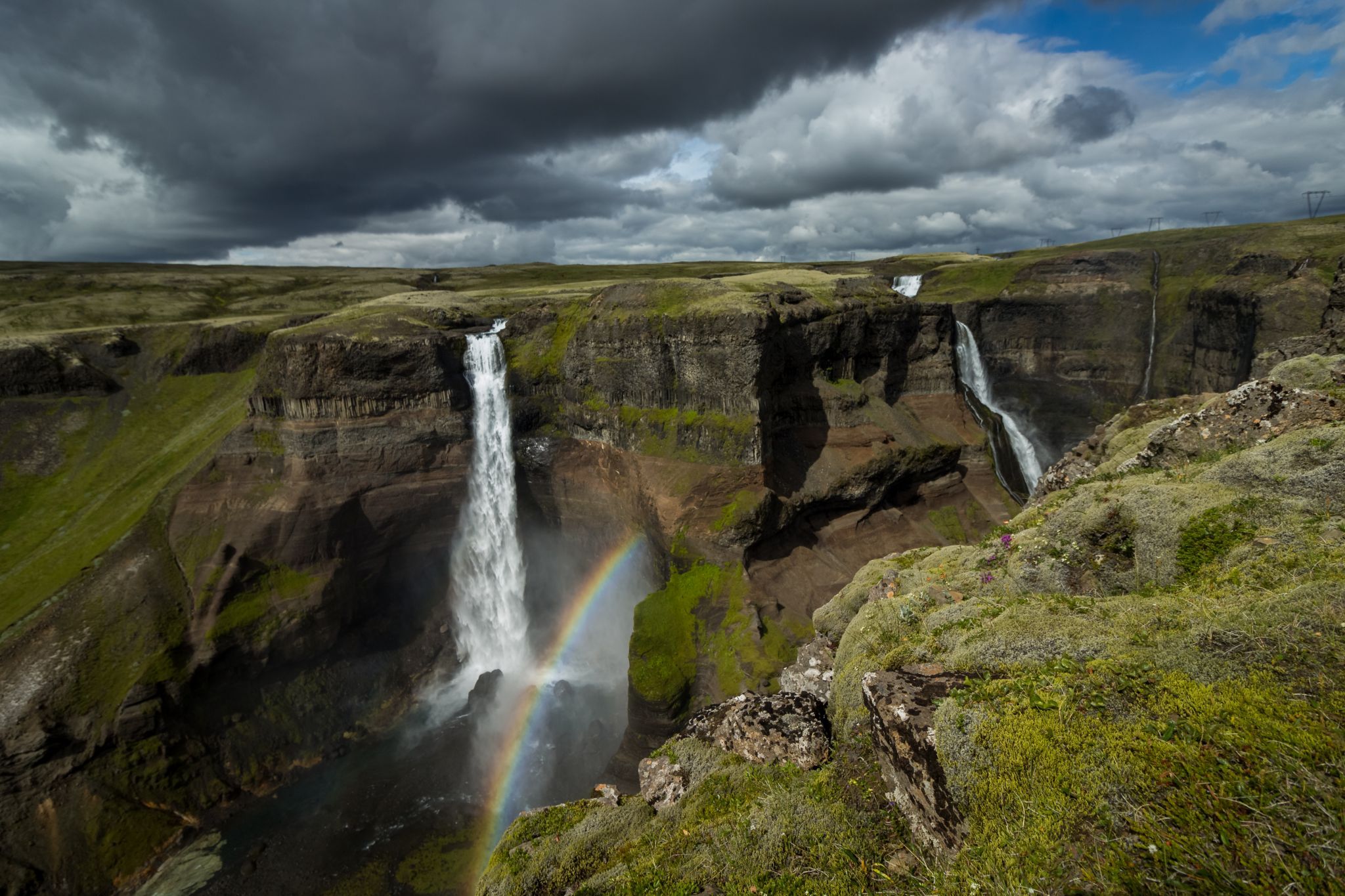 Haifoss waterfall, Iceland