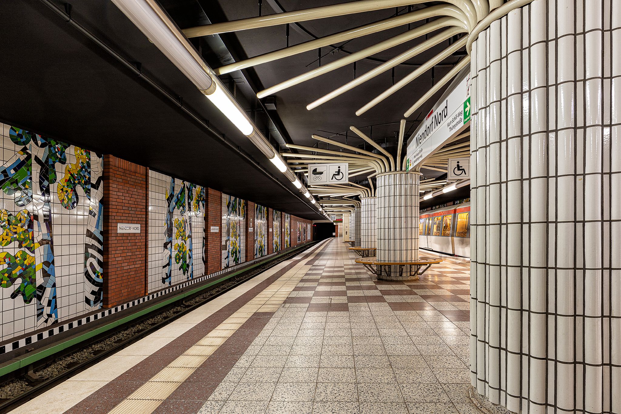 Niendorf Nord - Subway Station, Hamburg, Germany