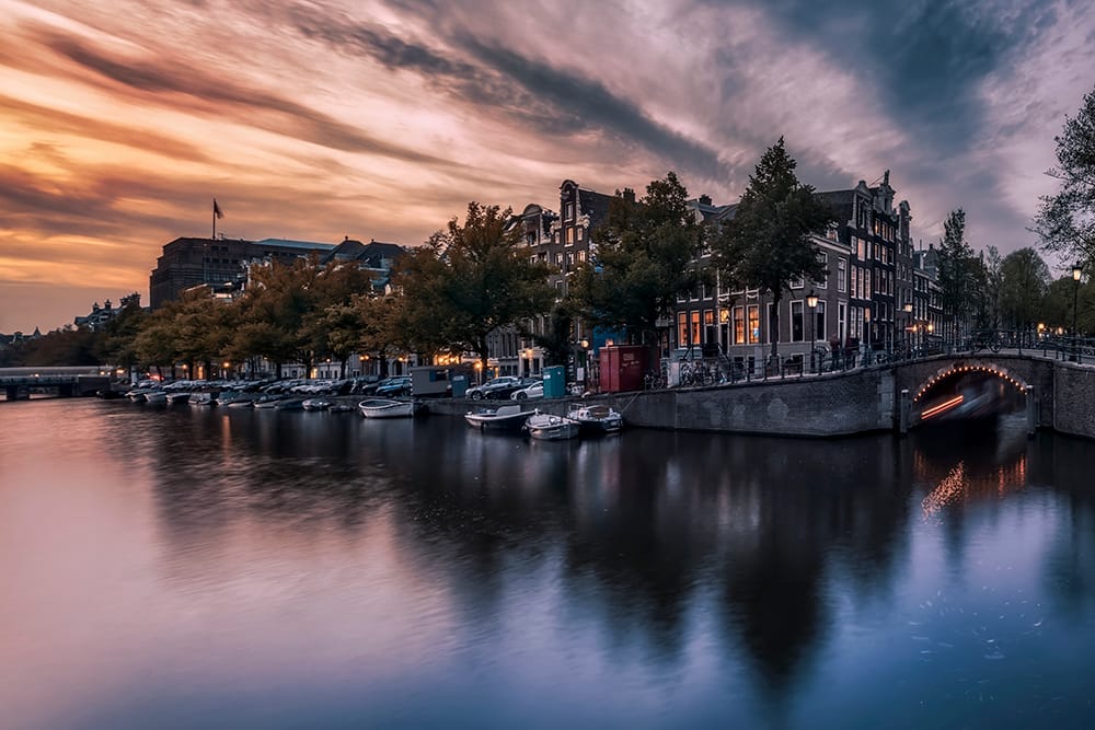 Canals in Amsterdam, Netherlands