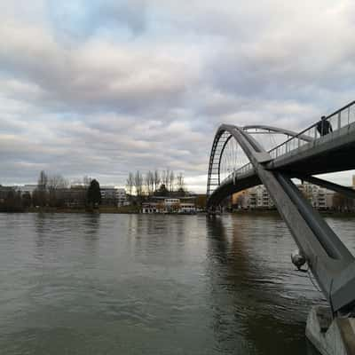 Huningue and Three Countries Bridge, Switzerland