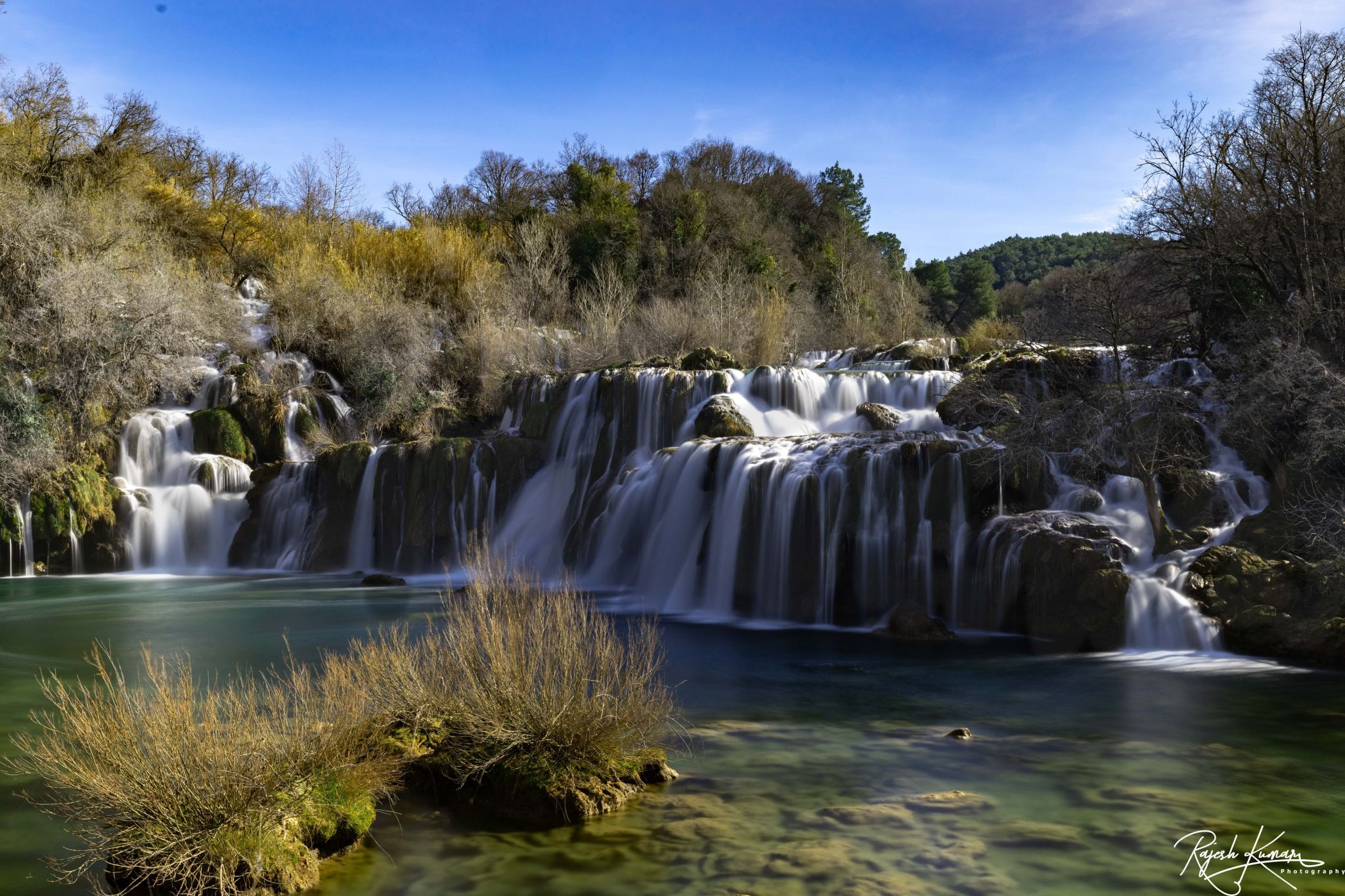 Skradinski Buk, the main waterfalls of Krka National Park, Croatia