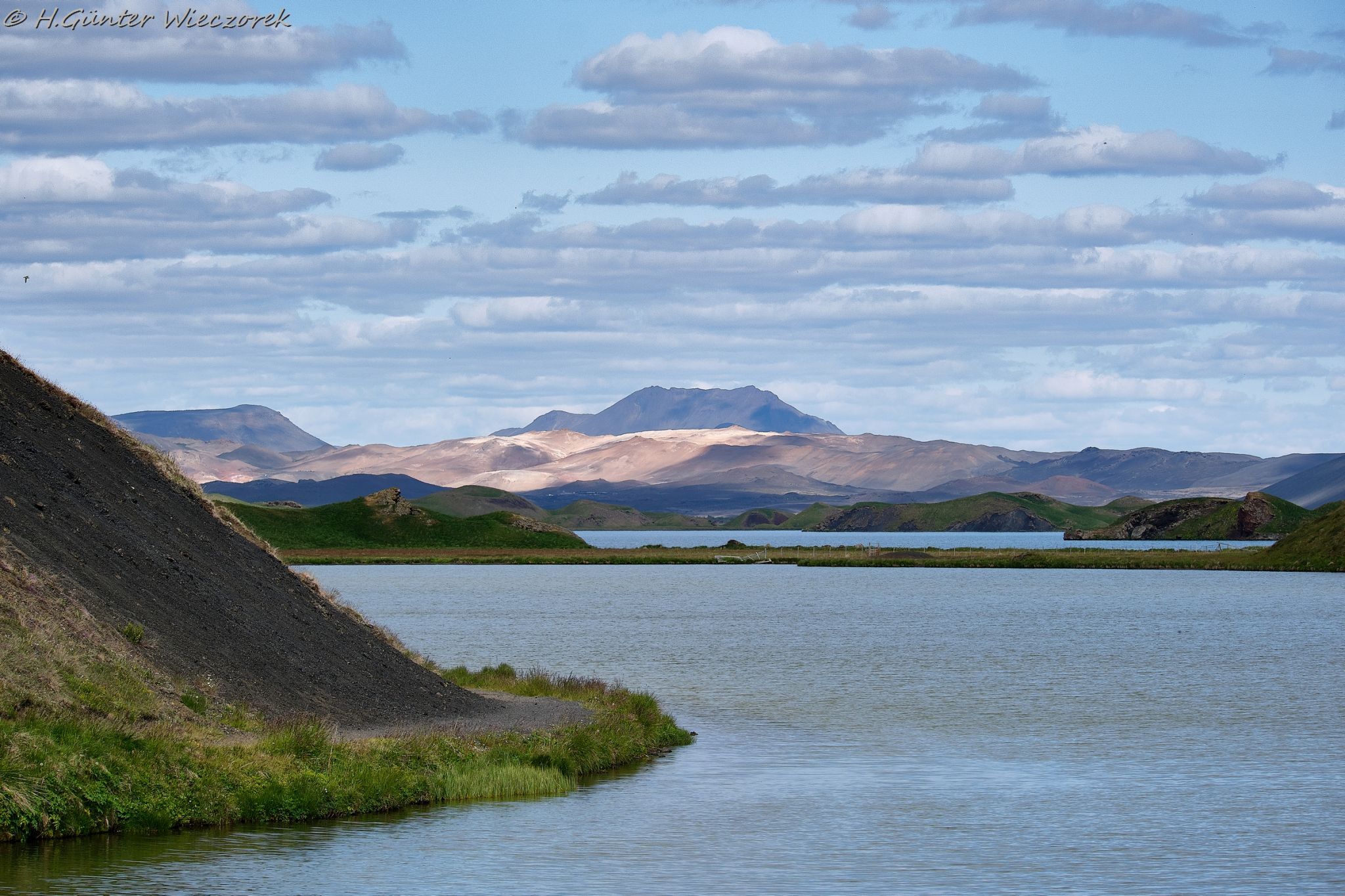 Lake myvatn overlook, Iceland
