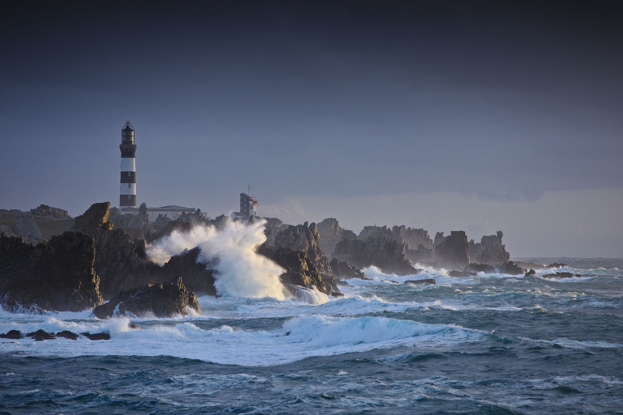 Le Créac’h Lighthouse from Beg Biniglou, France