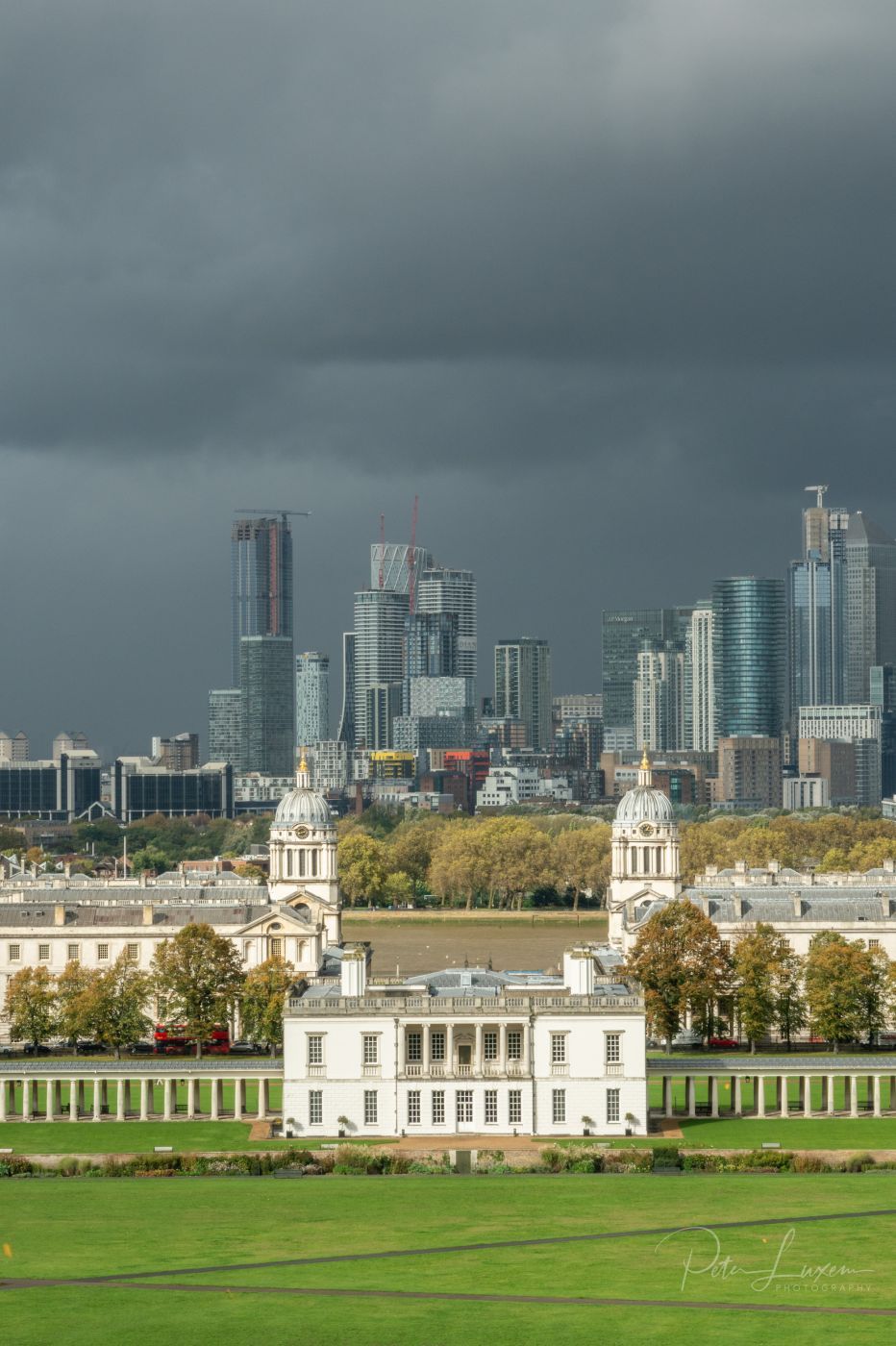 London Skyline from Greenwich Park, United Kingdom