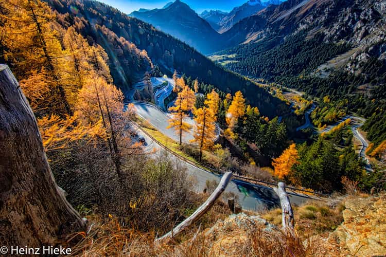 Maloja Pass Road
