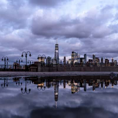 Manhattan Cityscape from Liberty State Park, USA