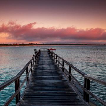 Middleton Beach Jetty Sunrise, Albany Western Australia, Australia