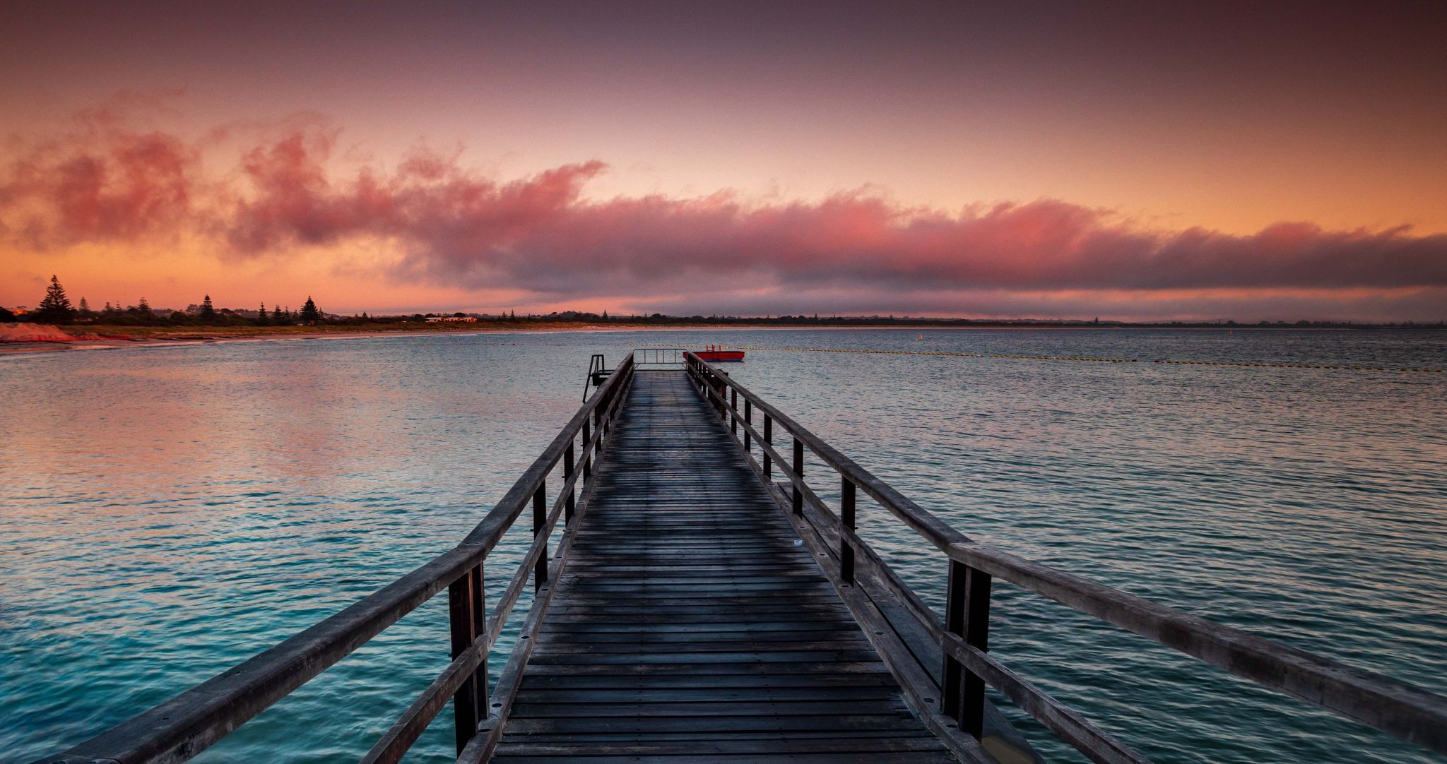 Middleton Beach Jetty Sunrise, Albany Western Australia, Australia