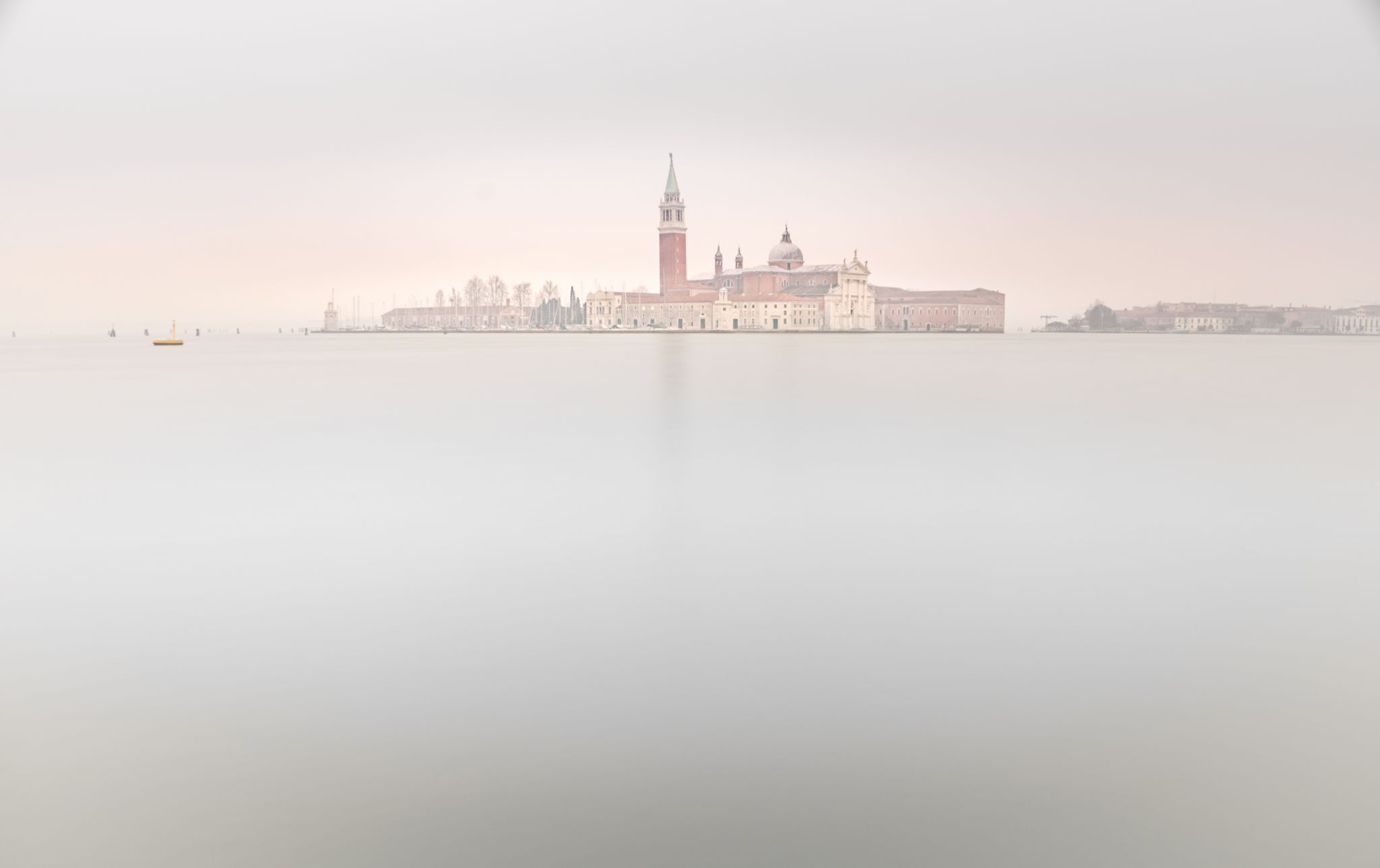 Milky morning in Venetian Lagoon, Italy