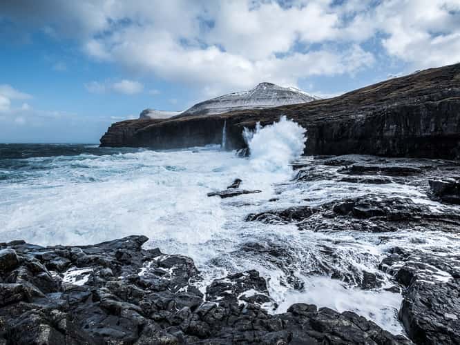 Mølin beach, Faroe Island