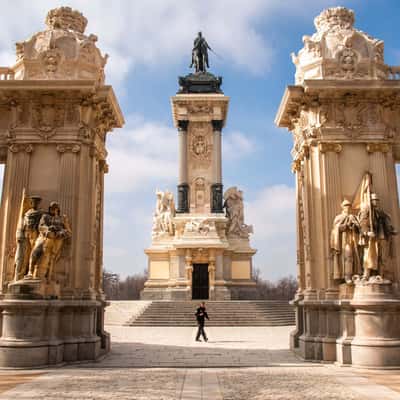 Monumneto a Alfonso XII, Madrid, Spain