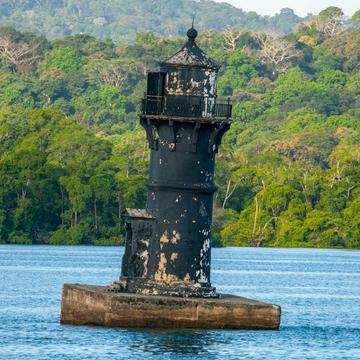 Old Lighthouse on the Panama Canal, Panama