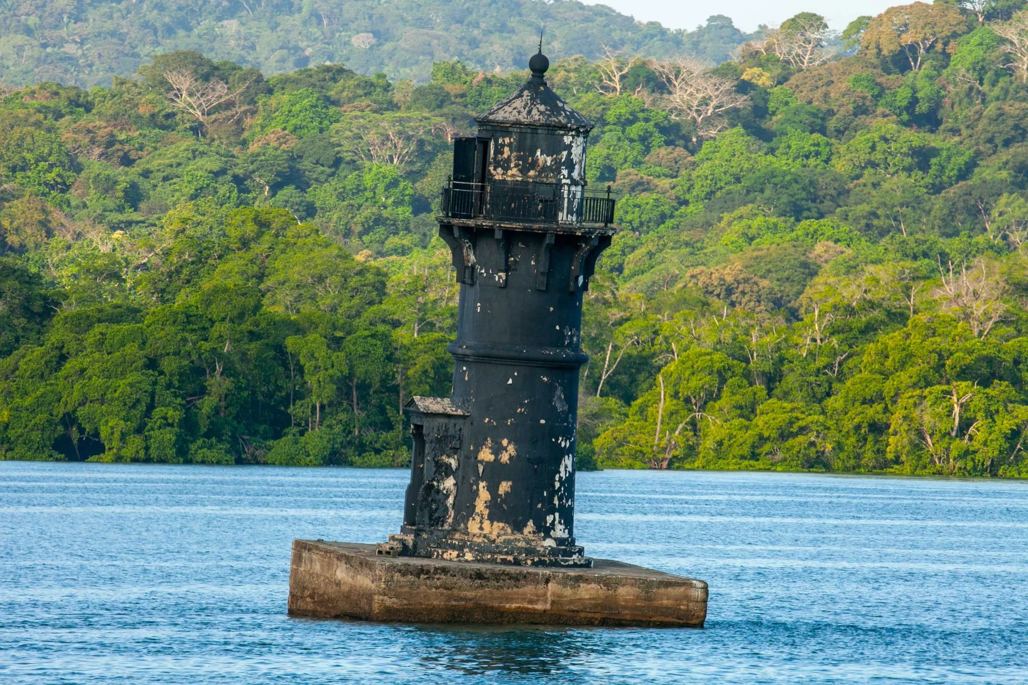 Old Lighthouse on the Panama Canal, Panama