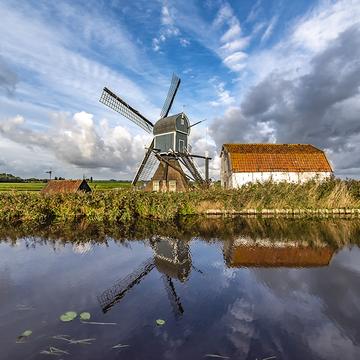Oostvaart Windmill, Netherlands