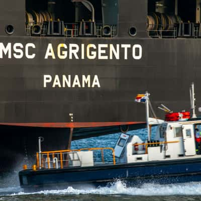 Pilot boat entrance to the Panama Canal, Panama