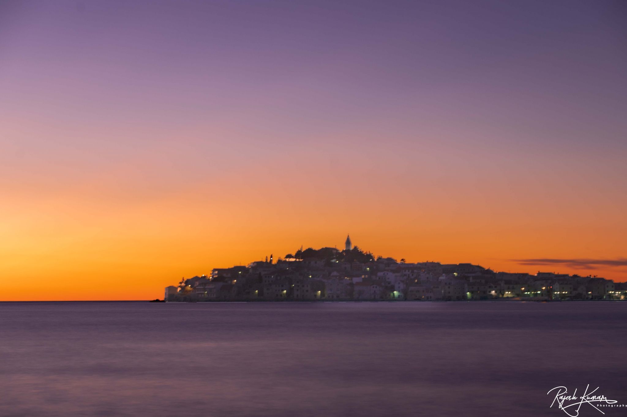 Primošten peninsula view, Croatia