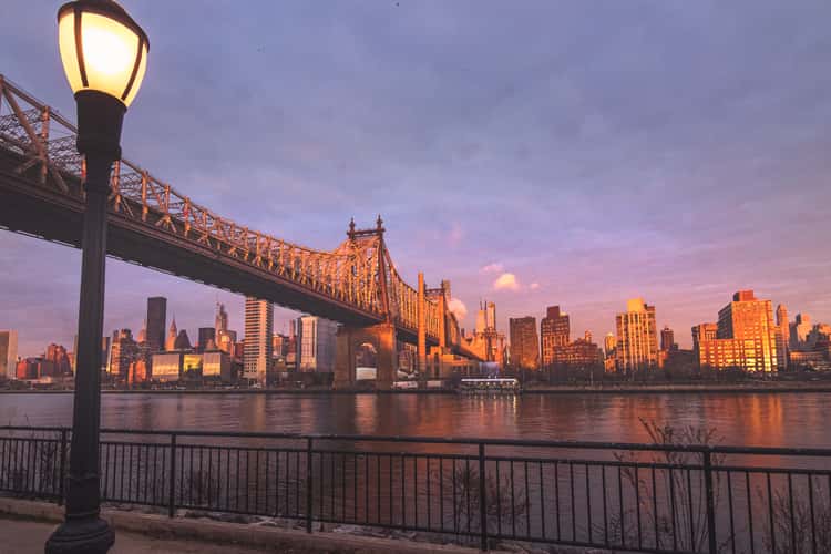 Queensboro bridge sunrise