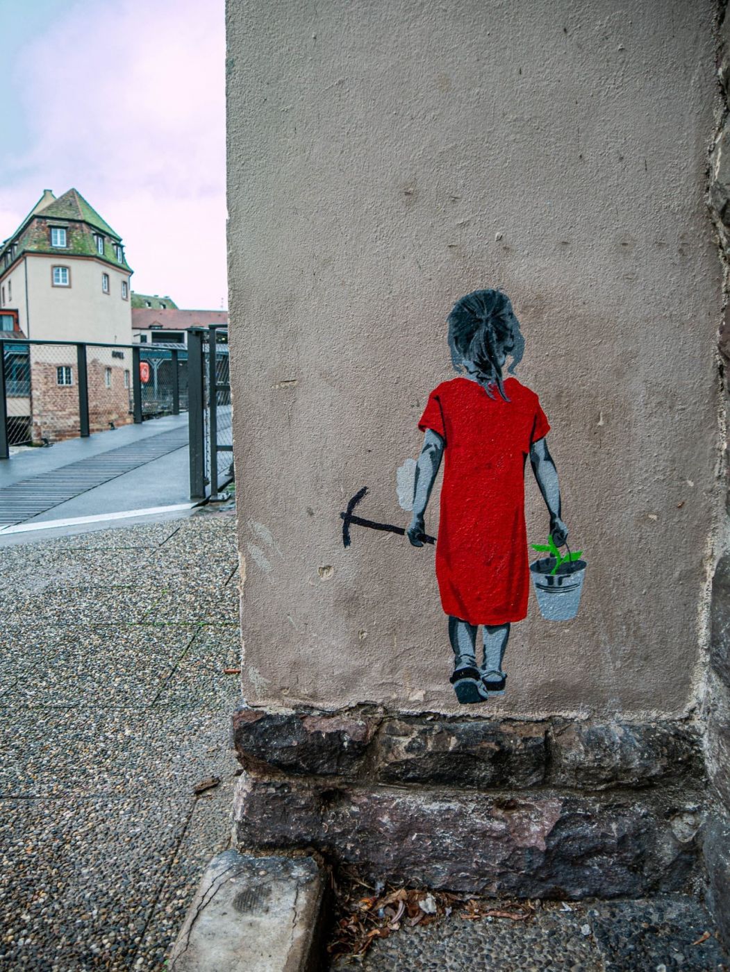 Red girl, France