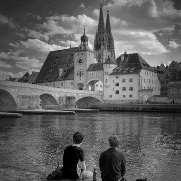 Regensburg river, Germany