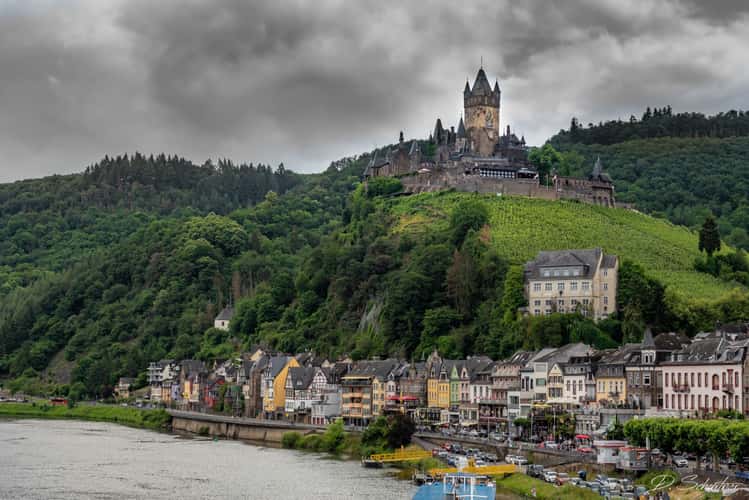 Reichsburg Cochem from Skagerak Bridge, Cochem