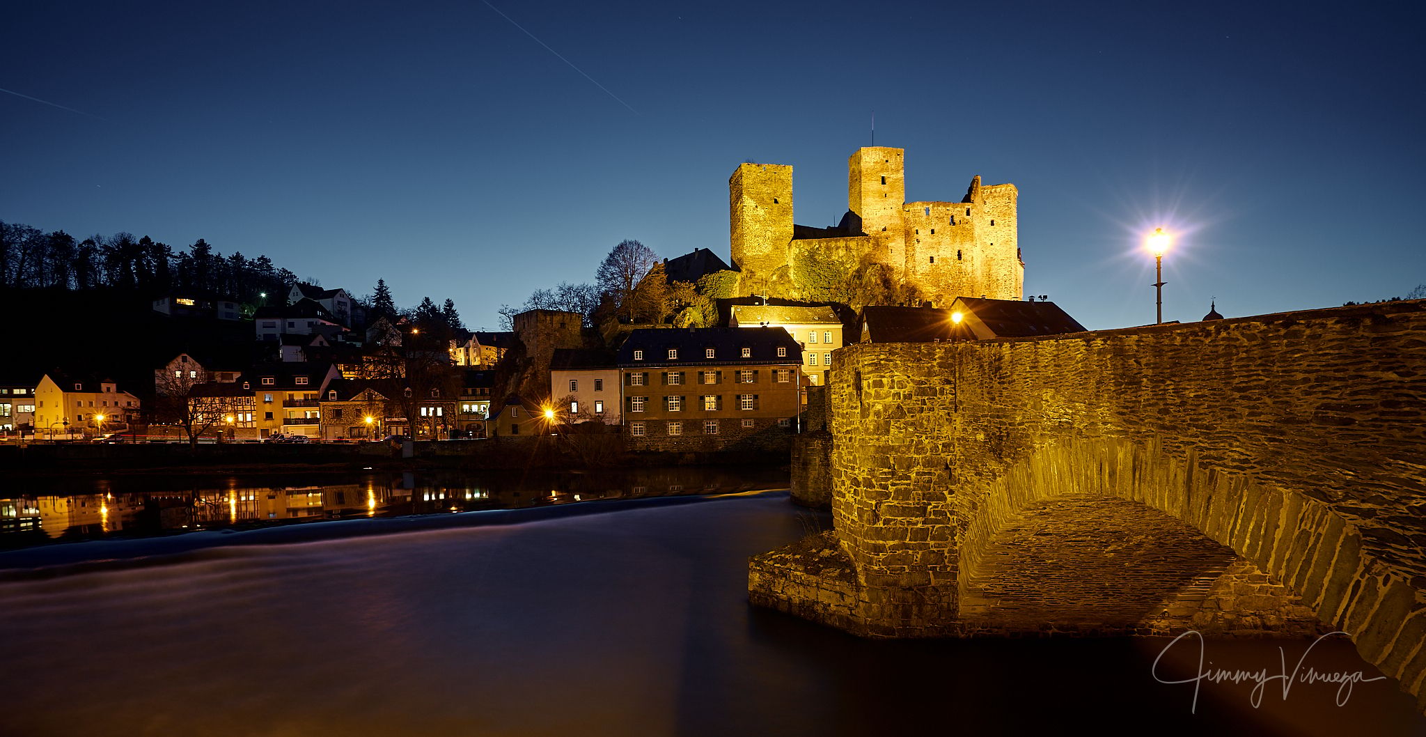 Runkel Castle above the Lahn, Germany