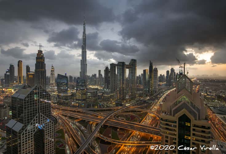 The Best View of Dubai, Burj Khalifa view from Shangri-La