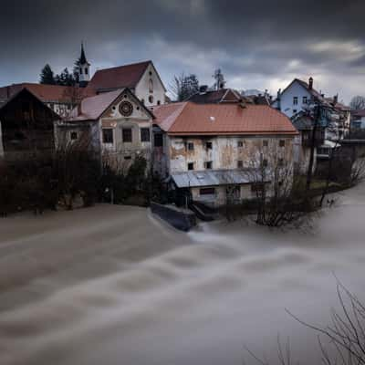 Škofja Loka - Selška Sora river, Slovenia