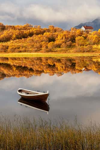 Skullbruvatnet view - Leknes