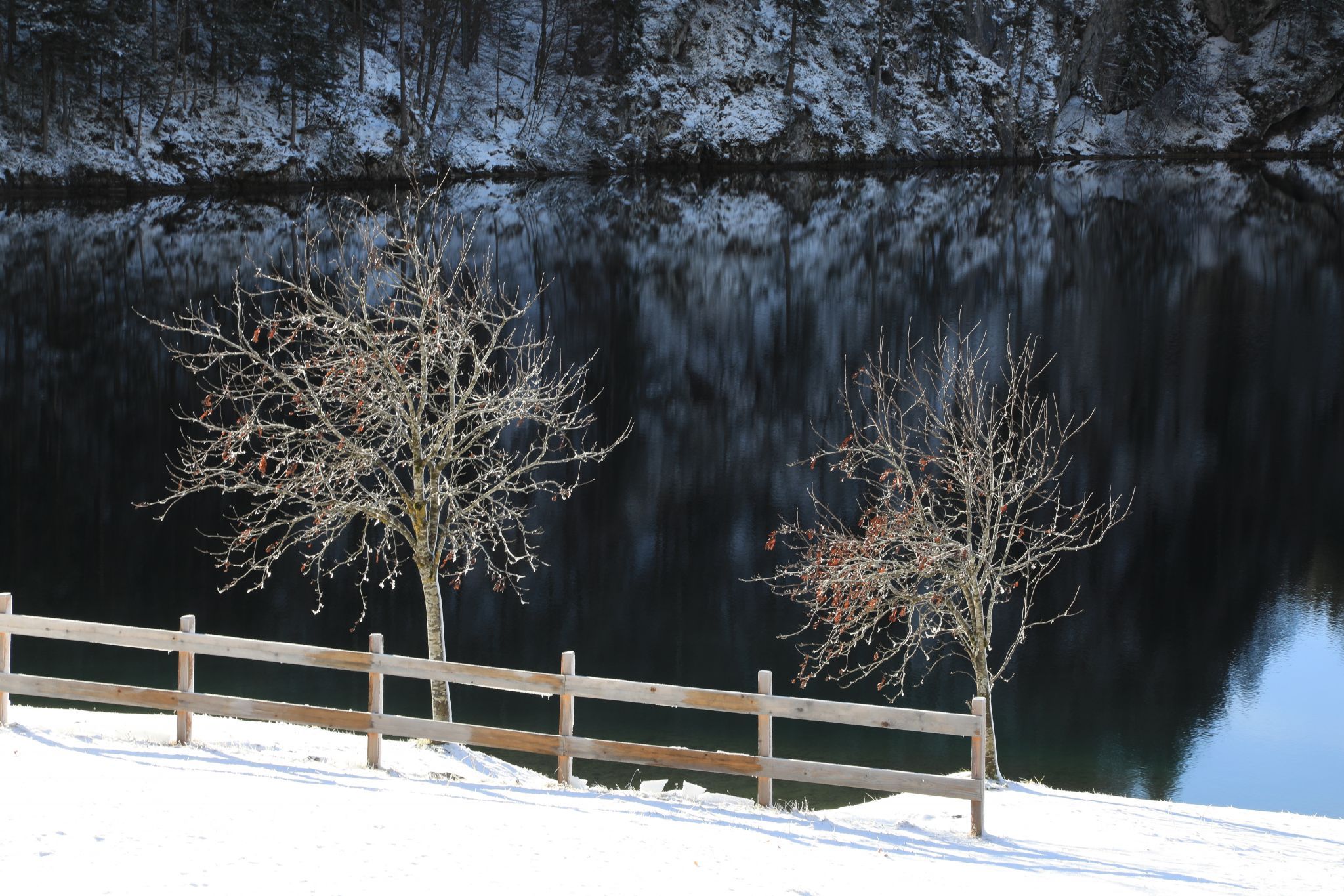 Spätherbst am Hintersteiner See, Austria
