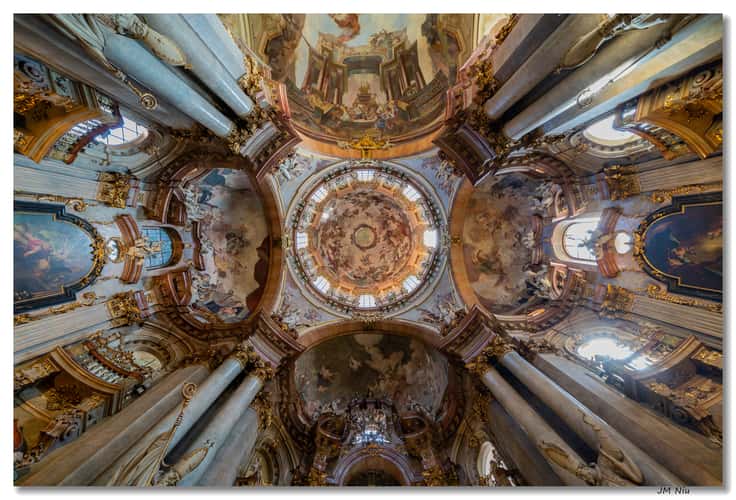 St Nikolas church in Prague