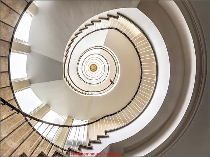 Stairs in Hamburg