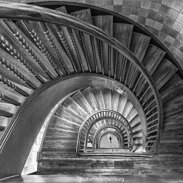 Stairs in Hamburg, Germany