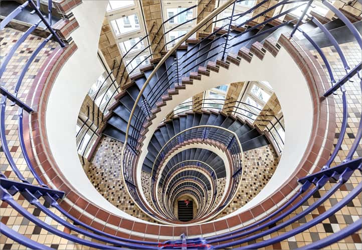 Stairs in Hamburg