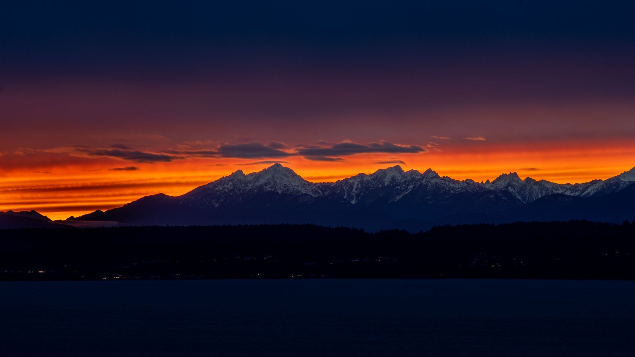 View from Sunset Hill Park, Seattle, USA
